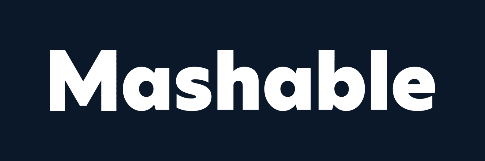 Mashable Wordmark Blue